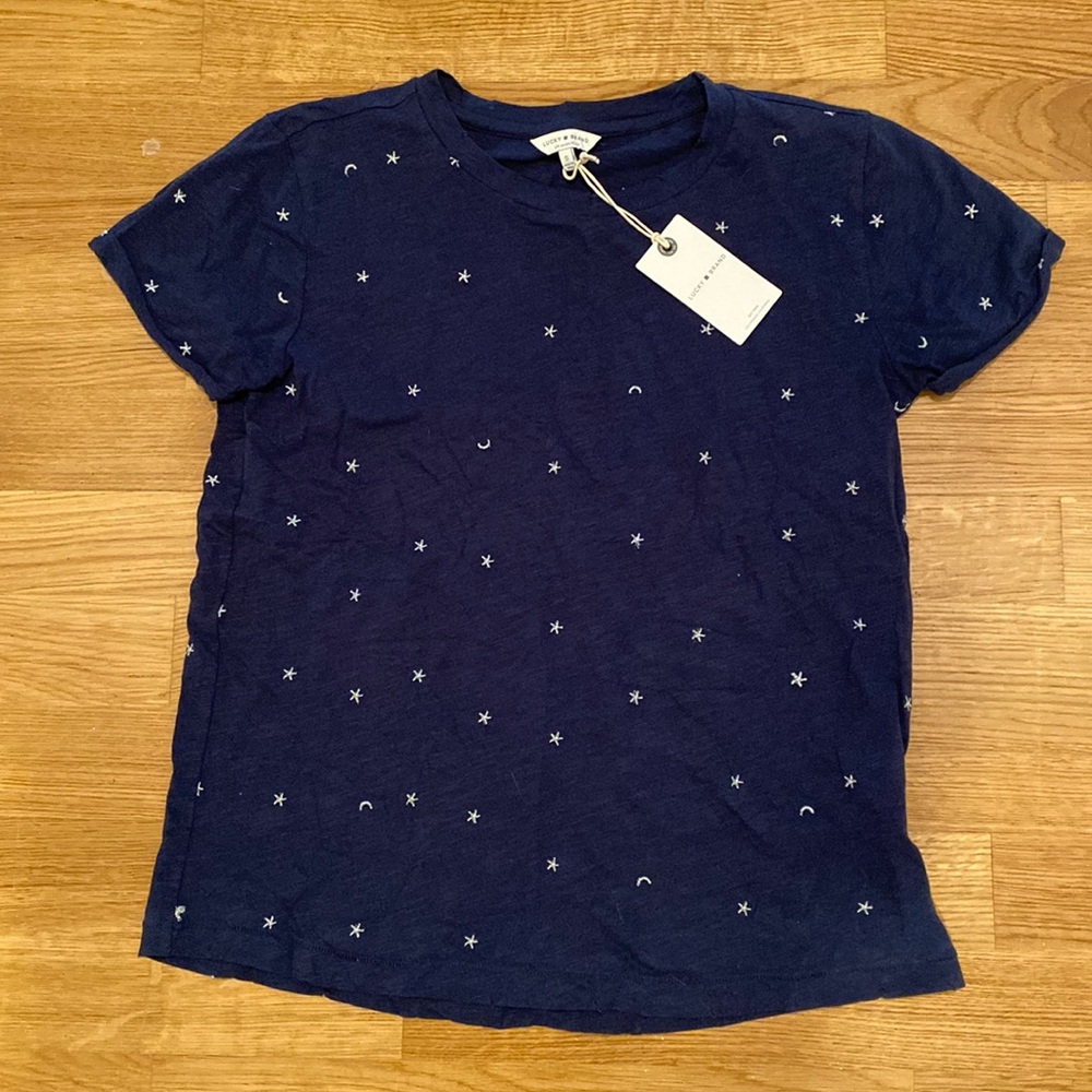 Lucky brand stars and moons t shirt